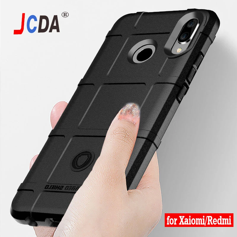 

Luxury Silicone Case Xiaomi Redmi Note 7 Pro Cover Rugged Shield Armor TPU Matte Housing Carcase Capa Mi 9 SE Redmi 7 Shockproof