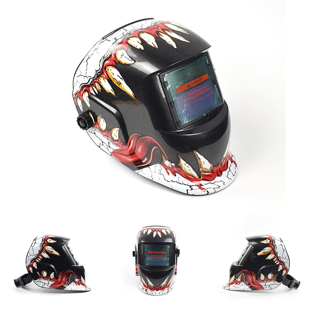 

Electric Face Welding Cap Out Control Eyes Protection Solar Tool Welding Mask Helmet Auto Darkening Protecter Big View
