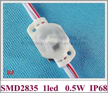 

injection LED module light ultrasonic seal IP68 waterproof DC12V SMD2835 1LED 0.5W Double-sided PCB super bright super quality