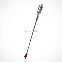 Overwatch Angela Ziegler Мерси кожи дьявол оружие Косплей Реплика кадуцеус персонал