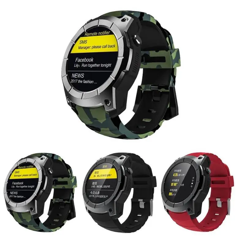 

S958 Bluetooth 1.3inch GPS Heart Rate Monitor Smart Watch Support SIM Card