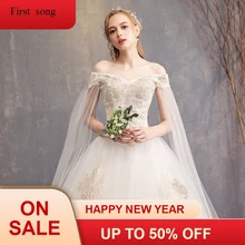 New gh-end elegant white lace applique ball low price dress strapless short-sleeved bridal dress high-end wedding evening fdress цена New gh-end elegant white lace applique ball low price dress strapless short-sleeved bridal dress high-end wedding evening fdress цены онлайн