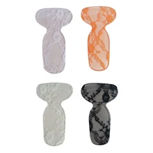 1 пара гелевых стелек, Т-образные противоскользящие Гелеобразные напяточники, вставка для обуви, нескользящая обувь на каблуке