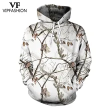 Moda VIP kamuflażowa bluza z kapturem bluza męska 3D drukowane polowanie kwiat śliwy drzewo bluzy Unisex odzież Streetwear w stylu hip hop bluzy