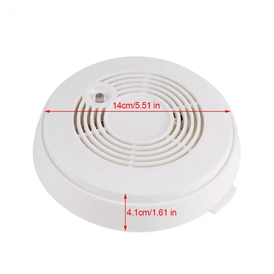 

1 Pcs Household Security CO Alarm Carbon Monoxide and Smoke Detector Alarm Sensor Sound Warning Battery Operated Tool Wholesale