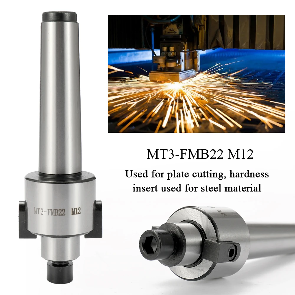 

MT3 FMB22 M12 Mill Arbor Morse Taper Tool Holder Milling Machine CNC Plate Cutting Machine Tool High Accuracy Turning Tool