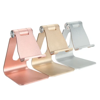 

Universal Aluminum Tablet Holder Stand For iPad Anti Skid Adjustable Metal Tablet Stand Mount Holder For iPhone For Kindle
