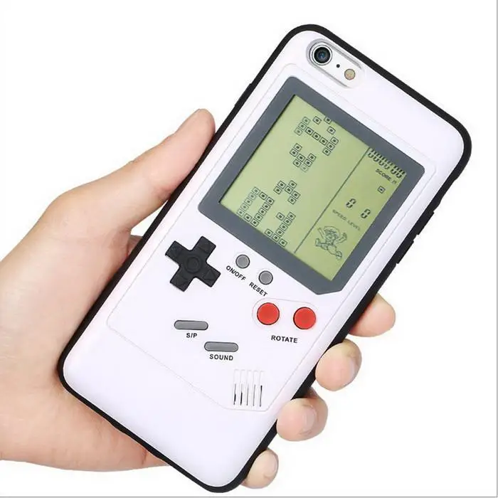 Tetris игры ТПУ телефонные чехлы Защитная крышка для iPhone X 6 S 7 8 плюс мягкий защитный