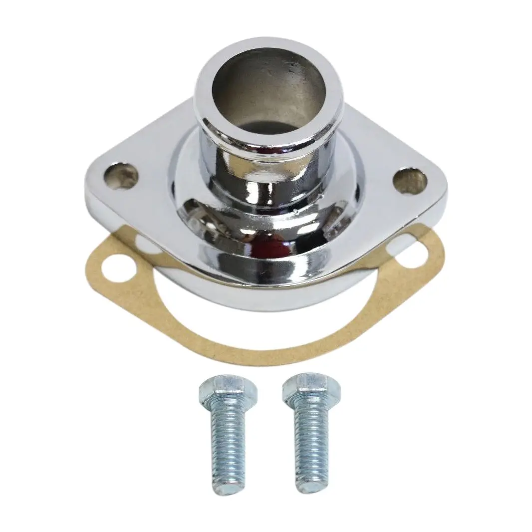 SB BB Mopar Chrome Water Neck Thermostat 318 340 383 440 Housing Gasket