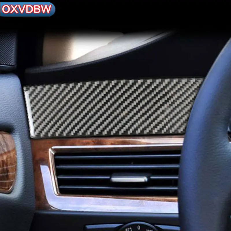 Для BMW E60 5 серии карбоновое волокно внутренняя рамка для приборной панели