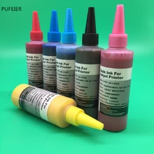 6 бутылочки x 100 мл T0801-T0806 тепла сублимационные чернила для Epson R265 R360 R285 RX585 RX685 RX560 струйный принтер