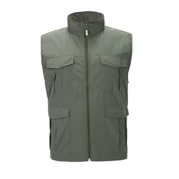 

Men's Vest Sleeveless Jacket Military Tactical Vest Field Work Clothes Quick Dry Safari Vest Photographer Fisherman Work Vest