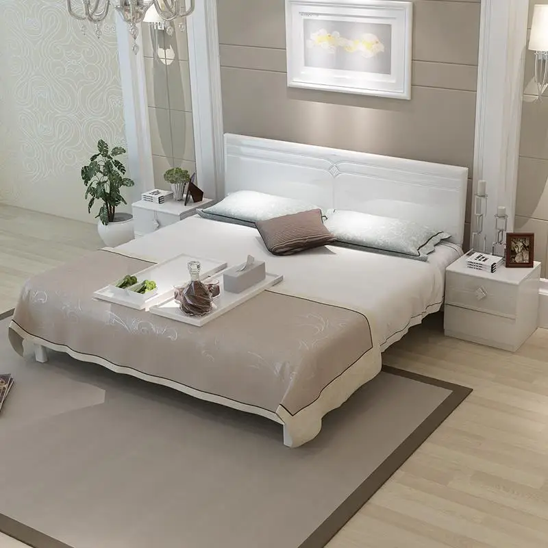 Mobilya Meble Matrimonio الاطفال Recamaras الحديثة Mobili لكل La كازا مجموعة Yatak Bett غرفة نوم الأثاث كاما Moderna Mueble السرير