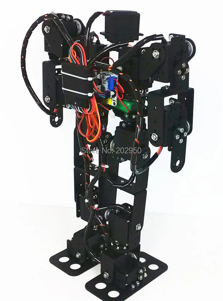 1 Набор 13 DOF Biped Роботизированный Обучающий робот сервопривод кронштейн комплект с серво рога не собранный для Arduino DIY