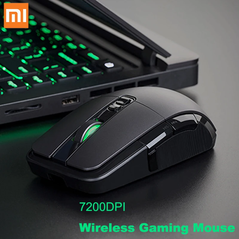 

Original Xiaomi Wireless Gaming Mouse USB 2.4GHz 7200DPI RGB Backlight Computer Mouse Gamer Mi Optical Gaming Mouse 6 Keys