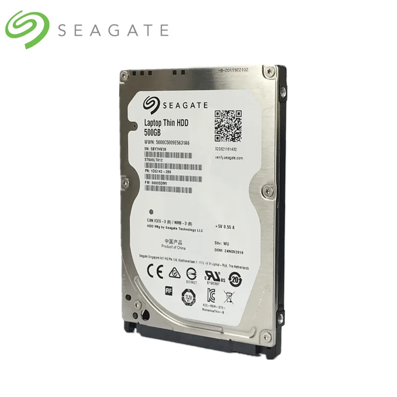 Seagate 500GB 2.5" Internal HDD HD Harddisk SATA III 6Gb/s 16M Cache 7mm 5400RPM for PS4 Notebook internal hard drive mechanical hard drive hard drive