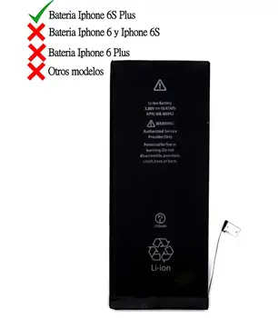 

Replacement internal battery/refill compatible with Apple iPhone 6 S plus