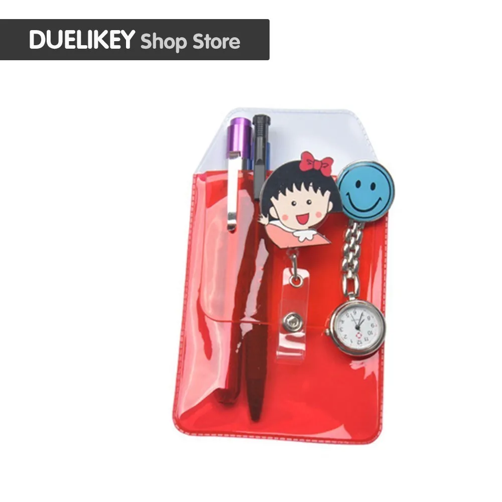 Convenientcarrying scrub transparent practical PVC material doctor bag nurse special pen insert leak-proof hospital supplies | Канцтовары