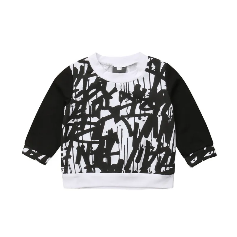 

Autumn Winter Long Sleeve Children Baby Boy T-shirt Tops Kids Hoodies Tee Tops Tracksuit Clothes