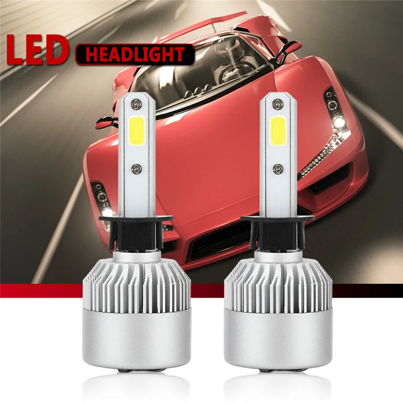 

Hiyork 2PCS H4 LED H7 H11 H1 H3 Car Headlight Bulbs S2 HB3 HB4 H27 881 H13 9004 9007 Auto 60W 6000LM Automobiles HeadLamp Lights