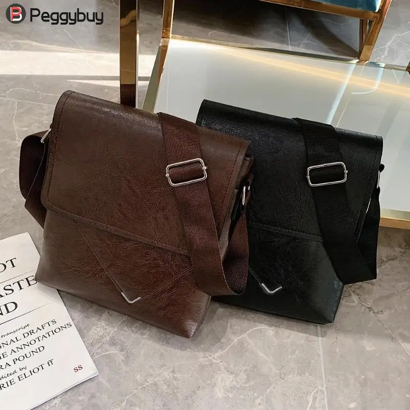 

Luxury Brand PU Leather Mens Messenger Bag Business Formal Male Crossbody Bag Bolsa Masculina Bag Men Fashion Shoulder Bag