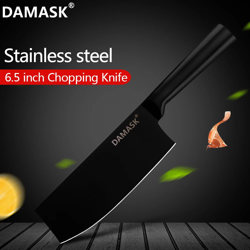 

Damask Cutlery Kitchen Knife 6.5 Inch Chef Knife Stainless Steel Paring Utility Santoku Chef Bread Slicing Knives Cook Accessory