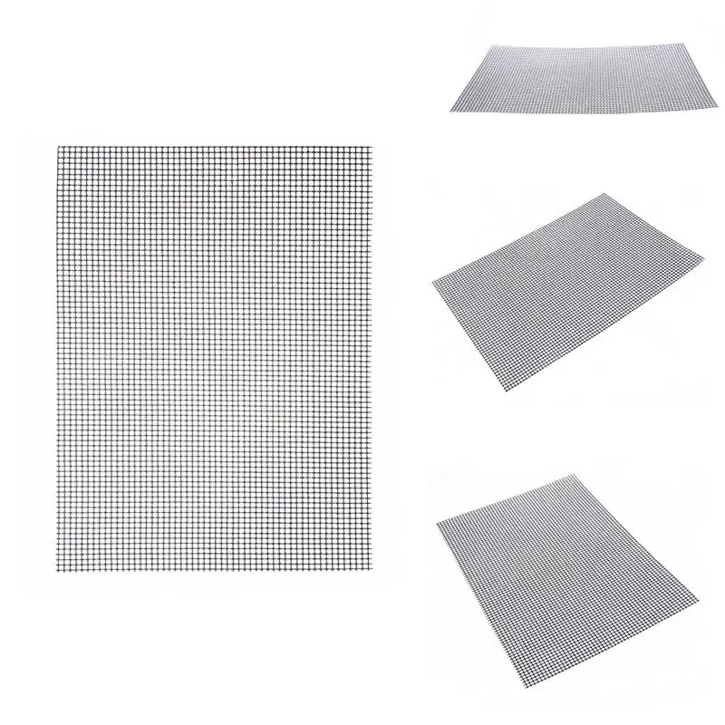 

High Security Grid Shape BBQ Mat For Outdoor Activities Heat Resistance Non-stick Barbecue Pad Non-toxic And Odorless