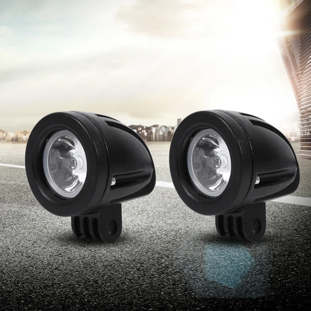 

2pcs 10W LED Round Fog Lamp Work Light Off Road Driving Fog Lamp High Power Spot Motorcycle Car String Aluminium Alloy