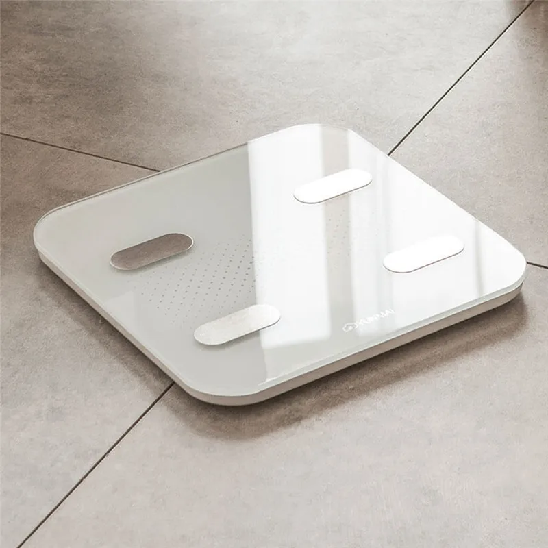 

Smart Intelligent bluetooth Body Fat Scale APP Fat Weight Scale LED Display USB Charging White Support Android & IOS for XIAOMI
