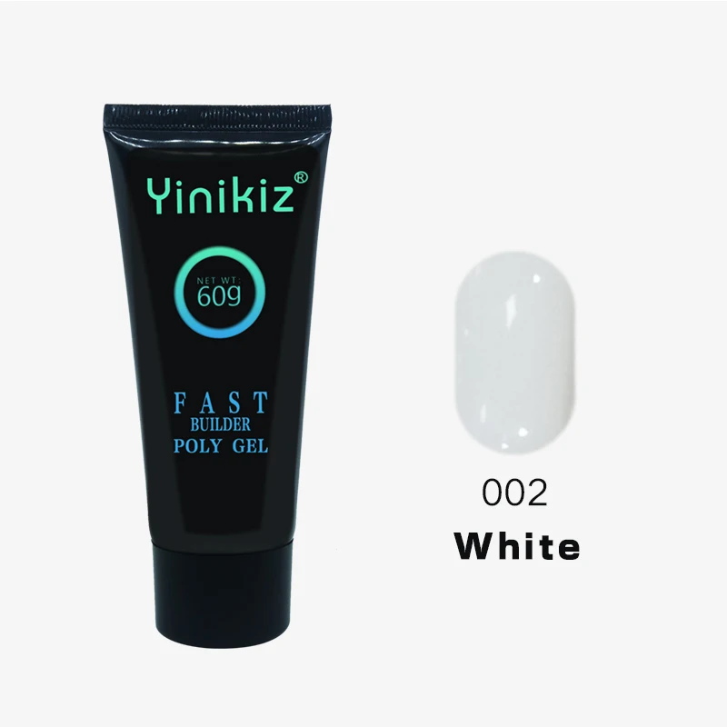 

Yinikiz 6pcs A Set 360g Crystal Extend UV Nail Gel Extension Builder Gel Polygel Nail Acrylic Poly Gel Clear Crystal Builder Gel
