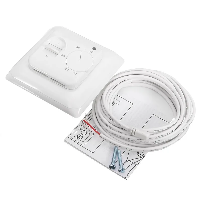 AC 230V Electric Mechanical Underfloor Heating Thermostat Switch w