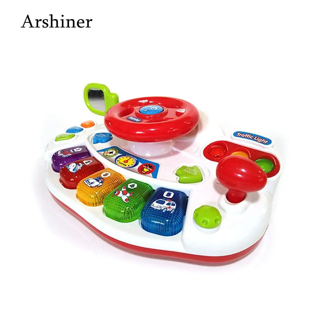 Education Early Over 6 music monthes Musical Puzzle and Machine Toys Multi-function Lighting Learning Cartoon Instrument