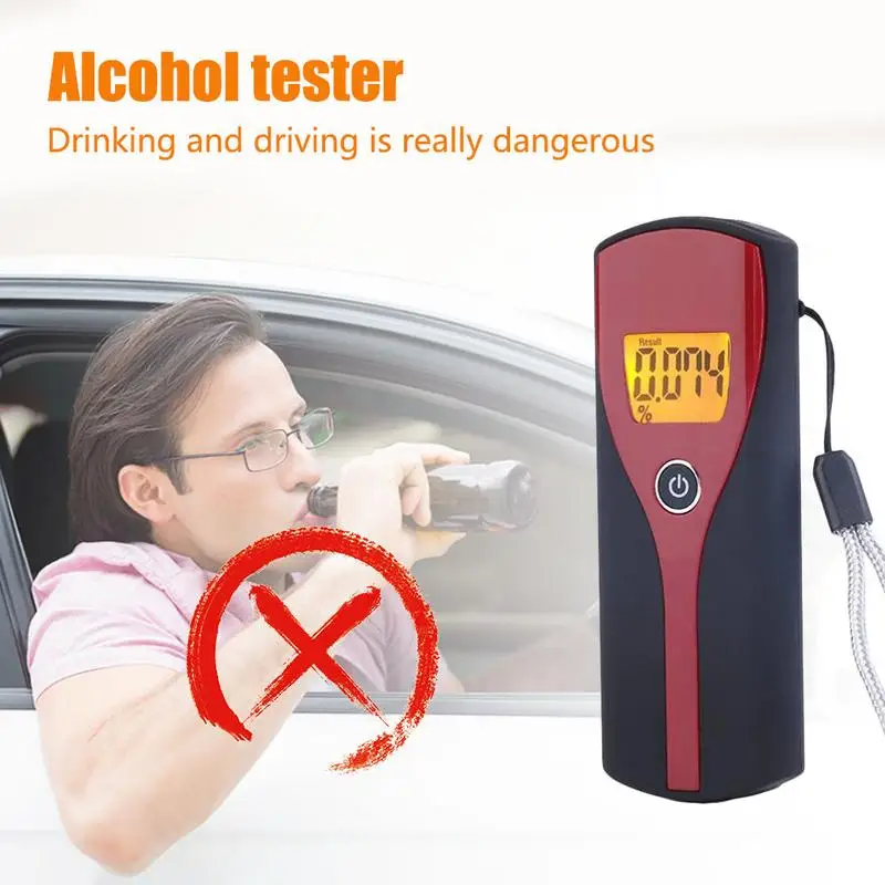 Blowing Breathalyzer Portable Digital Alcohol Tester To Detect For Preventing Drunk Driving | Инструменты
