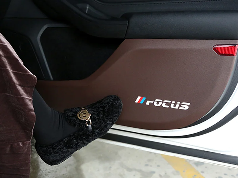 Дверь автомобиля анти-кик коврик анти kick стикер украшения автомобиля Стайлинг 4 шт./компл. для Ford Focus Focus4 MK4