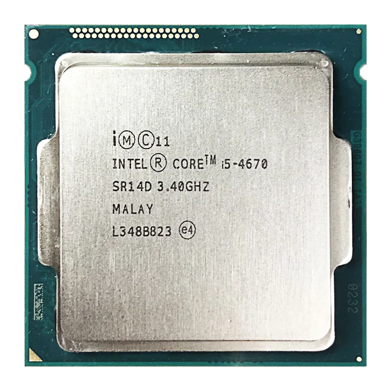 

Intel Core i5-4670 i5 4670 3.4 GHz Quad-Core CPU Processor 6M 84W LGA 1150