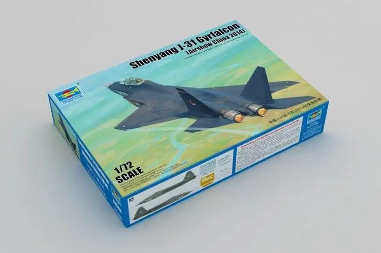 Модель Trumpeter 1/72 01666 модель Shenyang J 31 Gyrfalcon (Airshow China 2014)|Наборы для сборки моделей| |