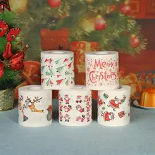 Рождественский Рисунок, бумага s, новинка, Туалетные ткани, забавное Рождественское украшение, тонкая оберточная бумага туалетной бумаги, рулон, Рождественский Декор