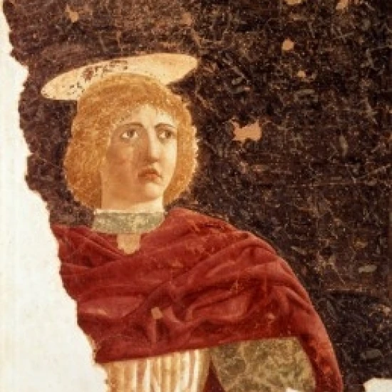 Saint Julian от Piero della Francesca (1410/20-1492) постер печать (18x24) | Дом и сад