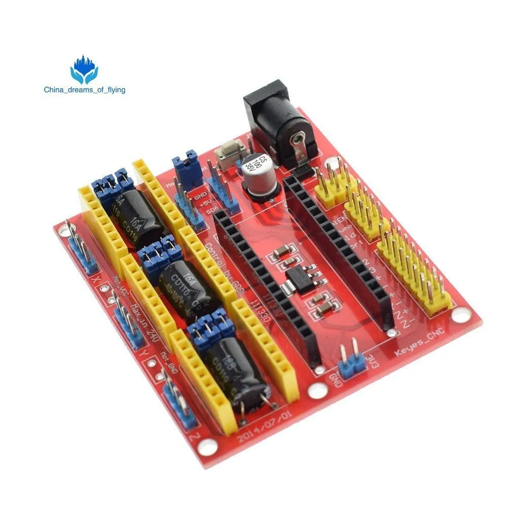 ShengYang новый ЧПУ Щит V4 гравировальный станок/3D принтер/A4988 Плата расширения