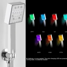 Ручной 7 цветов светодиодный светильник для душа романтический светильник для ванной для дома для ванной для душа инструмент для ванной комнаты
