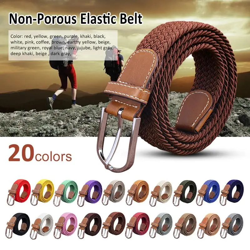 Navy Grey Yellow Woven Belt Summer Collection Men