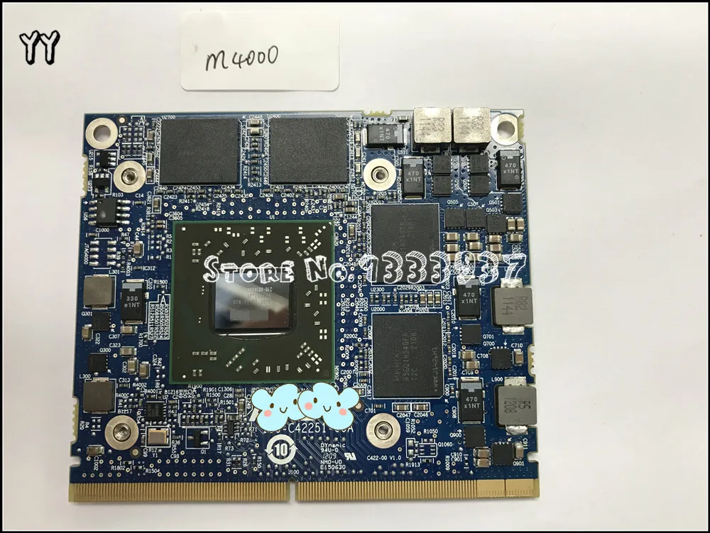 

for Dell Precision M4600 M4700 M4800 Mobile Workstation For ATI FirePro M4000 GDDR5 1GB VGA Graphics Video Card Drive Case
