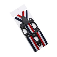 120 см с модным узором подтяжки Для мужчин/wo Для мужчин в форме буквы У на спине женские ботинки из натуральной кожи с отделкой пуговицами конец эластичный пиджак-Смокинг Рубашка подтяжки