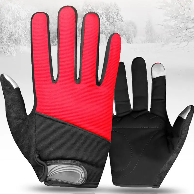 2018 New Touch Screen Riding Gloves All Men And Women Fall Winter Fleece Motorcycle Mountain Bike | Спорт и развлечения