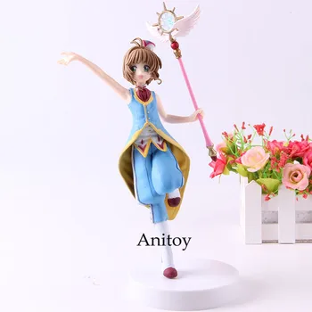 

EXQ Figure Anime Figurine Card Captor Kinomoto Sakura Clear Card Kinomoto Sakura Action Figure Collection Model Toy
