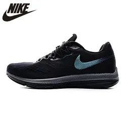 Nike ZOOM WINFLO 4 SHIELD оригинальные мужские кроссовки дышащие спортивная легкая обувь уличные кроссовки #898467-001