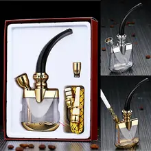 Великобритания водопровод портативный кальян табак для кальяна курительные трубы здоровья металлическая трубка Горячая