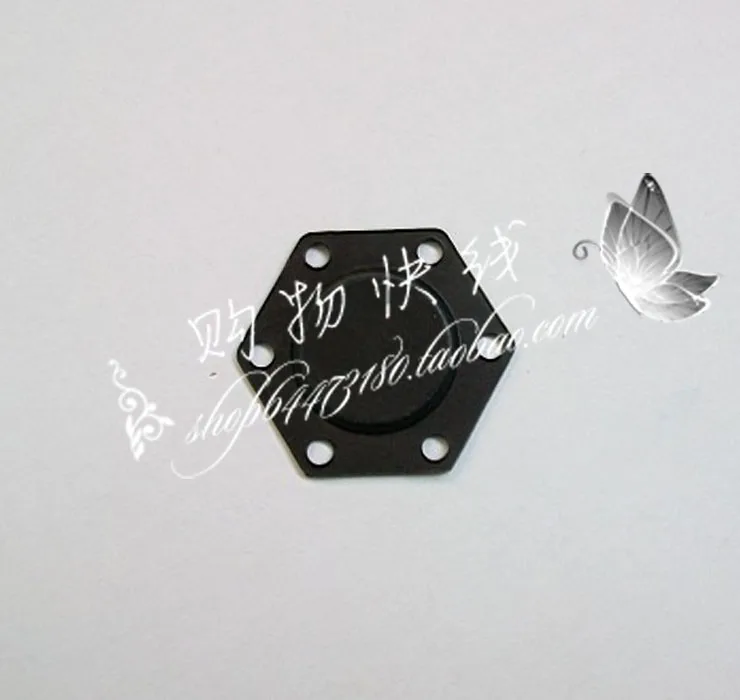 

2pcs Dental materials dental chair hexagonal water valve hexagonal valve water control valve diaphragm black chinesemade health