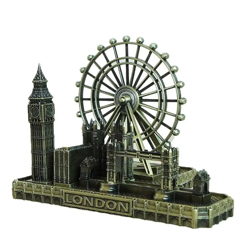 

Resin Crafts Home Decoration Big Ben Tower Model Table Ornaments Plastic Figurines Small Gift for Friend Family