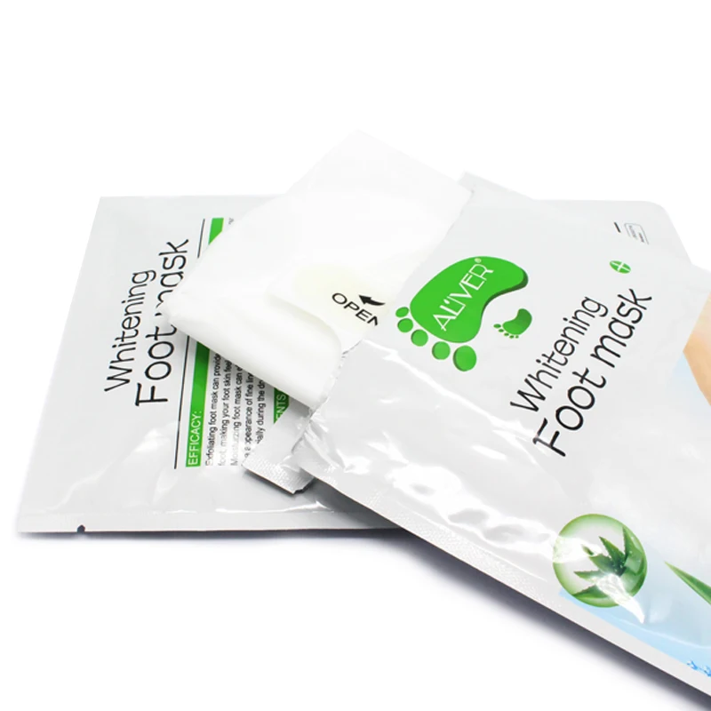 2 unids/par máscara de pie de Aloe exfoliante máscara de pie Eliminación de la piel muerta y hidratante blanqueamiento para los pies herramientas de cuidado TSLM2 2 unids/par máscara de pie de Aloe exfoliante máscara de pie Eliminación de la piel muerta y hidratante blanqueamiento para los pies herramientas de cuidado TSLM2